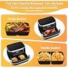 Silicone Air Fryer Mould Accessories for Ninja Air Fryer 10.4L AF500EU/COSORI 10L/COSORI Dual Zone 10L Twinfry Airfryer, Reusable Silicone Reusable Dish, Grid Racks, Grid Grid - Image 7