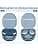 Carrying Case Compatible with Apple Airpods Max Earbuds, EVA Hard Case for Travel and Outdoor Earphone Storage (Blue) - Image 3