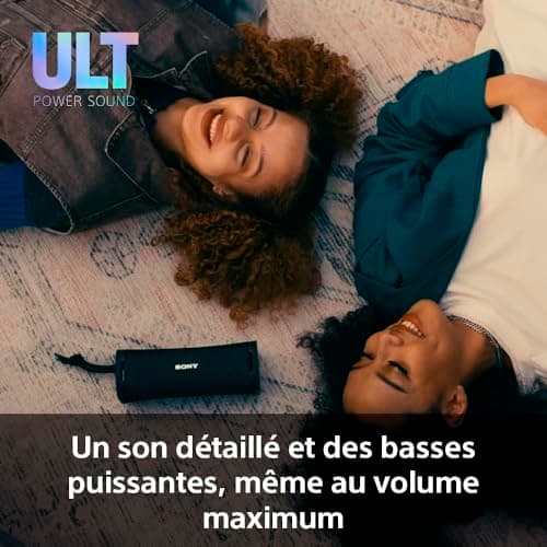 Sony ULT Field 1 - Enceinte Portable sans Fil Bluetooth ULT Power Sound, Basses Profondes, IP67, étanche à l'eau/poussière et antichocs, Batterie 12h, Prise d'appel, extérieur, Voyage - Gris Forêt - Image 5