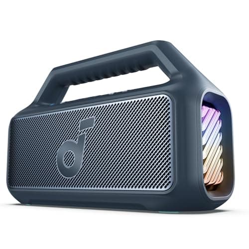 Soundcore Enceinte Bluetooth puissante Boom 2, Son de 80 W avec Caisson de Basse et BassUp 2.0, 24h, IPX7, USB-C, Bluetooth 5.3, Enceinte Portable, Le Camping, la Plage et Le Jardin - Image 3