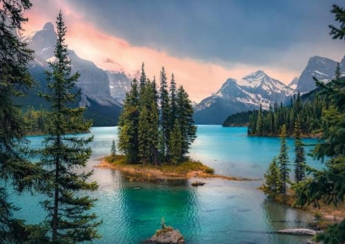 Ravensburger - Adult Jigsaw Puzzle - 1000 piece puzzle - Canada, Maligne Lake - Adults and Children from 14 years old - High quality puzzle - 80495 - Escape - Image 2