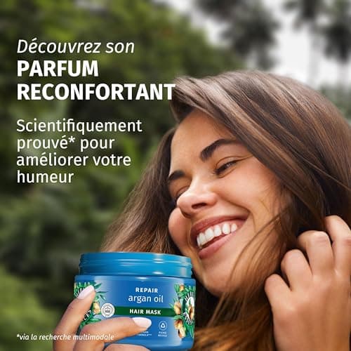 Herbal Essences Réparation Masque Huile d'Argan 500ml Cheveux Abîmés, Ingrédients d'Origine Naturelle, Sans Silicone - Image 5