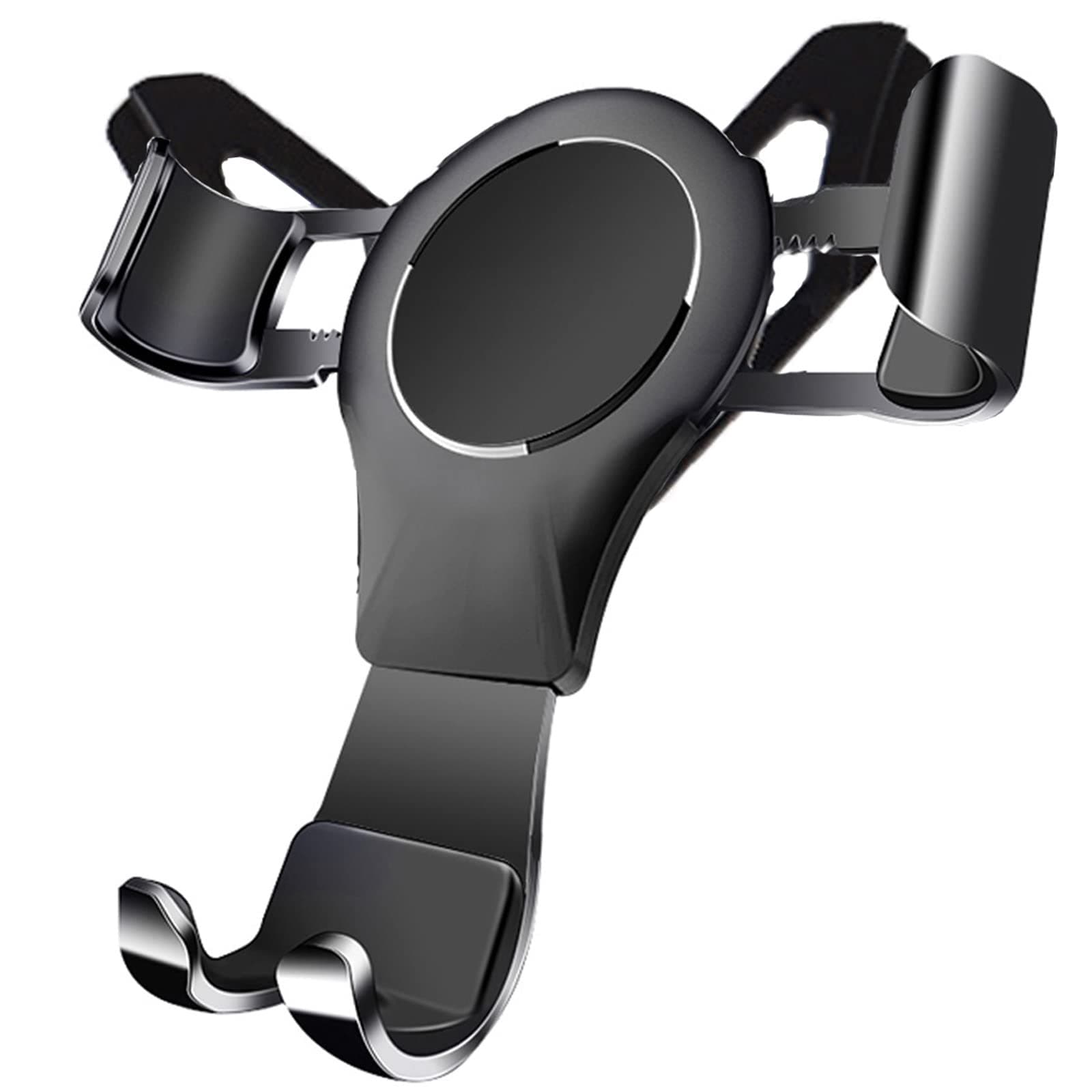 Mobil Car Mobile Phone Holder for Audi A1 8X 2010-2018, Car Phone Holder Gravity Auto Hatchback Lock Stable Without Jitter Hatchback Ventilation Slots Aluminium Alloy Black