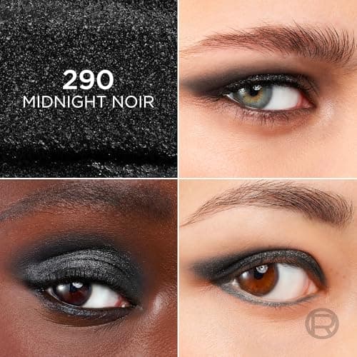 L'Oréal Paris Eyeshadow Pencil Stick and Melting Cream Texture Long Lasting Pigmentation Resistant to Smudges Shadow Stick Shade 290 Midnight Black - Image 6