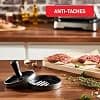 Tefal Burger Press - Non-Stick Coating, Roasted Stries, Grey Stain Resistant Coating, Dishwasher Safe - Official Tefal K1854034 Accessory - Image 6