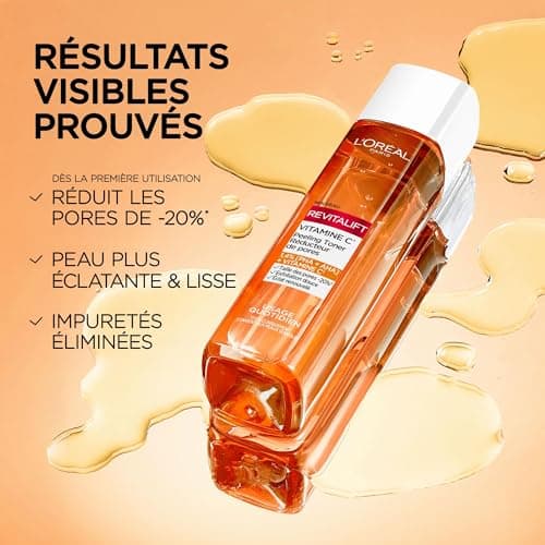 L'Oréal Paris - Gentle Exfoliator - Pore-Reducing - Vitamin C Enriched Formula - Tightens Pores and Brightens Complexion - All Skin Types - Revitalift - 180ml - Image 3