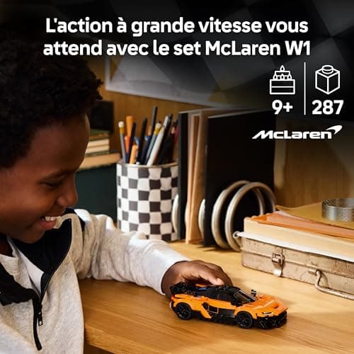 LEGO Speed Champions McLaren W1 - Jouet Voiture - Maquette avec Minifigurine Collector de Pilote - Idée de Cadeau d'anniversaire pour Garçon dès 9 Ans ou Fan de Sport Automobile 77257 - Image 4