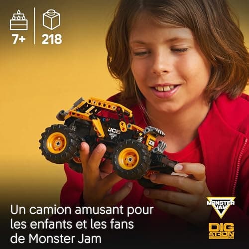 LEGO Technic Monster Jam DIGatron à rétrofriction - Maquette de Camion pour garçon et Fille dès 7 Ans - Jeu créatif pour passionnés de Voitures - Idée Cadeau pour Amateurs de mécanique 42199 - Image 4