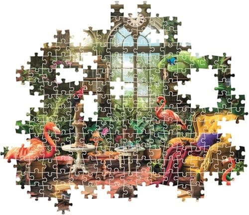 Clementoni - Puzzle for Adults 1000 Pieces, HQC The Greenhouse Library - Compact Box, Box Made in Italy, 39936 - Image 7