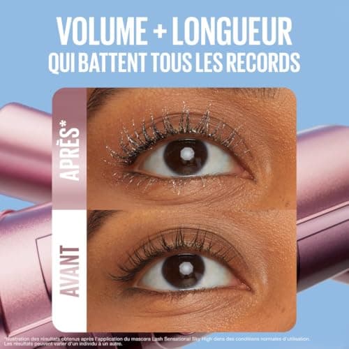 Maybelline New York - Glitter Mascara - Silver - Volume and Length - Sky High - Shade : Space Diamond - 5ml - Image 5