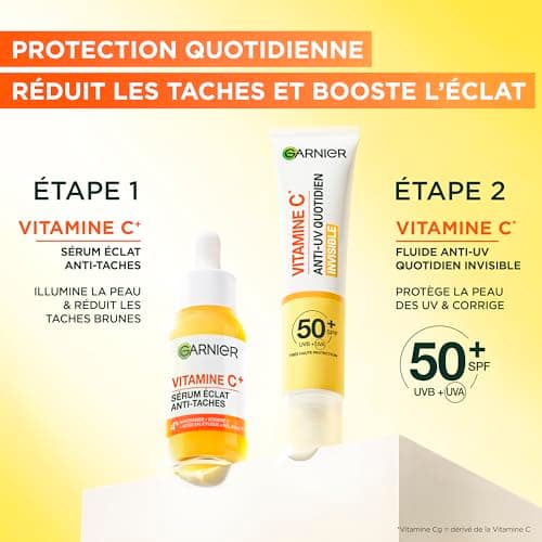 GARNIER Skin Active - Soin Visage Illuminateur - Hydrate & Illumine - Vitamine C, Glycérine, Niacinamide & Acide Salicylique - Vegan & Cruelty Free - Tous Types de Peaux - Unisexe - 120ml - Image 8