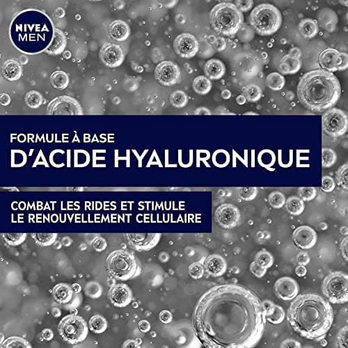 NIVEA MEN Soin Yeux Anti Age (1 x 15 ml), Crème contour des yeux hydratant à l’Acide Hyaluronique, Soin visage anti-rides et ridules pour hommes - Image 8