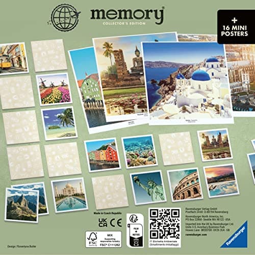 Ravensburger - Educational Game - Collectors' Memory® - Travel - A First Educational Game Mixing Observation, Association and Memorization - From 6 Years - 27379 - Image 4
