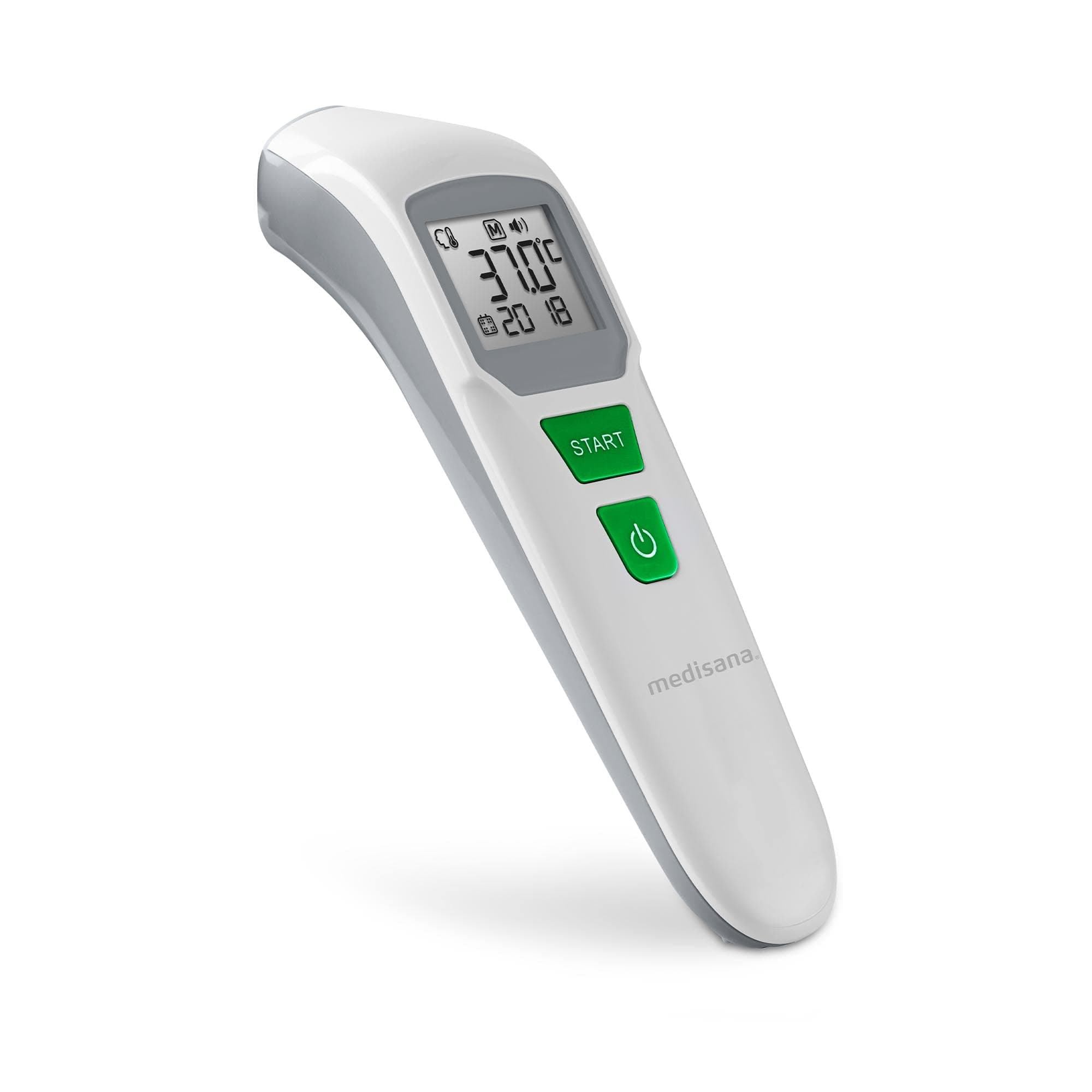 medisana TM 760 Digital Forehead Thermometer Medical Thermometer for Babies, Children and Adults with Visual Fever Alarm, Memory Function and Liquid Measurement - Image 2
