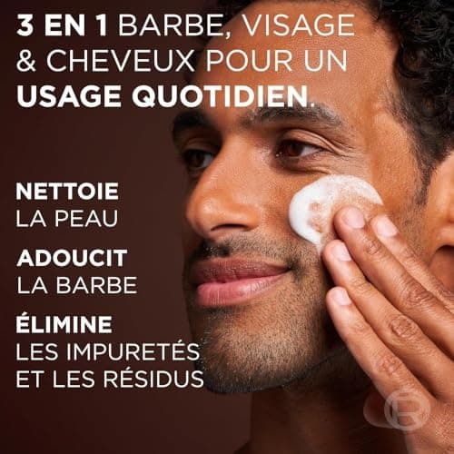 L'Oréal Men Expert BarberClub Beard + Face + Hair Kit for Men - 3-in-1 Cleanser + Long Beard Oil + Styling Cream - Cedarwood Essential Oil - Set of 3 Products - Image 4