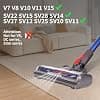 Brush Compatible with Dyson V10 V8 V7 V11 V15 Vacuum Cleaner Head Accessory with 5 Lights for Hard Floor and Carpet - Image 5