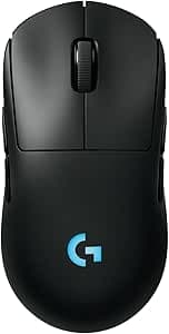 Logitech G Logitech G PRO 2 LIGHTSPEED, Wireless Gaming Mouse, Right or Left Handed, Up to 4 Customizable and Switchable Magnetic Side Buttons, 44K DPI Sensor, USB-C Charging, PC/Mac - N