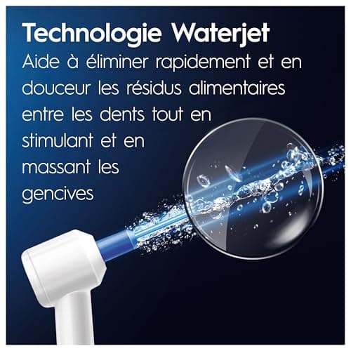 Oral-B Oral Health Center Dental Irrigator, Dental Jet, 1 Oxyjet Cannula, 1 Cannula Water Jet, 4 Water Jets and 5 Pressures, Interdental Cleaner and Dental Plate, Rechargeable - Image 4