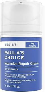 Paula's Choice RESIST Anti Âge Crème de Nuit Réparatrice Intensive - Crème Hydratante Visage Éliminer les Taches Brunes et Atténue les Rougeurs - avec Huile de jojoba - Peaux Sèches - 50 ml