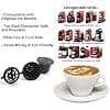 Zalati 6 Pieces Refillable Coffee Capsules Reusable Coffee Filters with Spoon and Brush for Compatible Nespresso OriginalLine Cups - Image 3