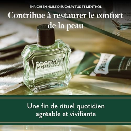 Proraso | Refreshing Aftershave Lotion (100 ml Bottle) – Men's Face Care with Eucalyptus Oil and Menthol – Helps Restore Skin Comfort - Image 6