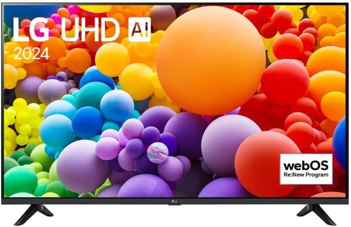 LG LG LED TV 2024 | 43UT73 | 43" | UHD | α5 gen 7 AI 4K Processor, Black