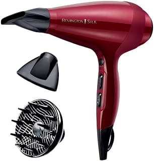 Professional Hair Dryer [Softness & Shine] Silk (2400W, Turbo 140km/h, Ionic, Ceramic Coating Enriched with Silk Protein, Efficient AC Motor, Accessories) AC9096