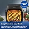 Philips Airfryer Series 3000 - Air Fryer 6.2L, 16-in-1, Cooking Window, RapidAir Technology, Up to 90% Less Fat, HomeID Application, Black (NA330/00) - Image 5