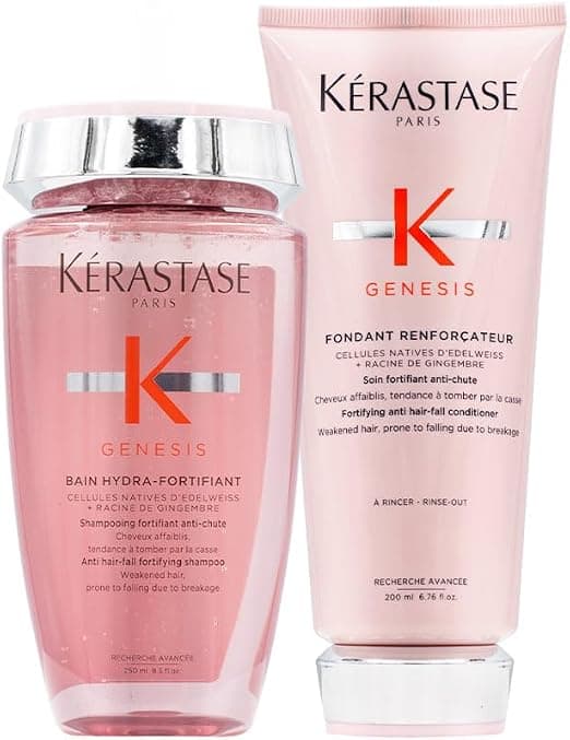 Kerastase Genesis Hydra-Fortifying Bath 250ml Fondant Strengthener 200ml - Image 1
