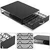 Coffee Pod Holder, Coffee Storage Drawer Compatible with Nespresso Vertuo Capsules, Vertuo Pod Storage Box, Veruo Pod Dispenser, Metal, Black. - Image 7