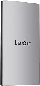 Lexar ES3 External SSD 1TB, USB3.2 Gen2 Portable SSD, PSSD up to 1050MB/s Reading, 1000MB/s Write, External Solid State Drive Compatible with iPhone Series 15/Mac/PS5/XBOX (LES3XXX001T-RNSNG)