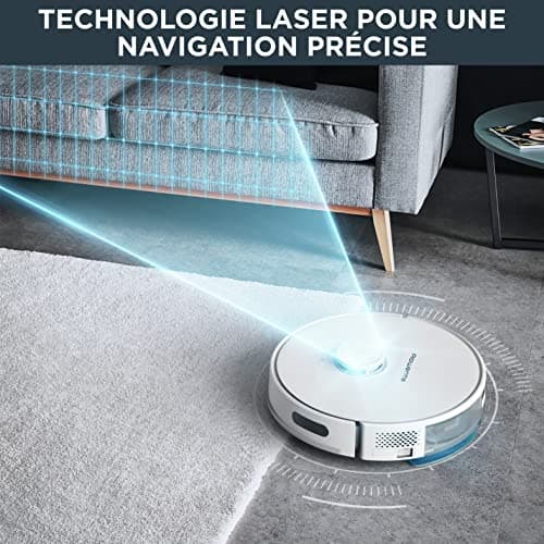 Rowenta Robot Vacuum Cleaner, 4-in-1 Cleaning, Optimized Electronic Wash Function, Ultra-Accurate Laser Navigation, Custom Settings, X-Plorer Series 75 S, White RR8567WH - Image 5
