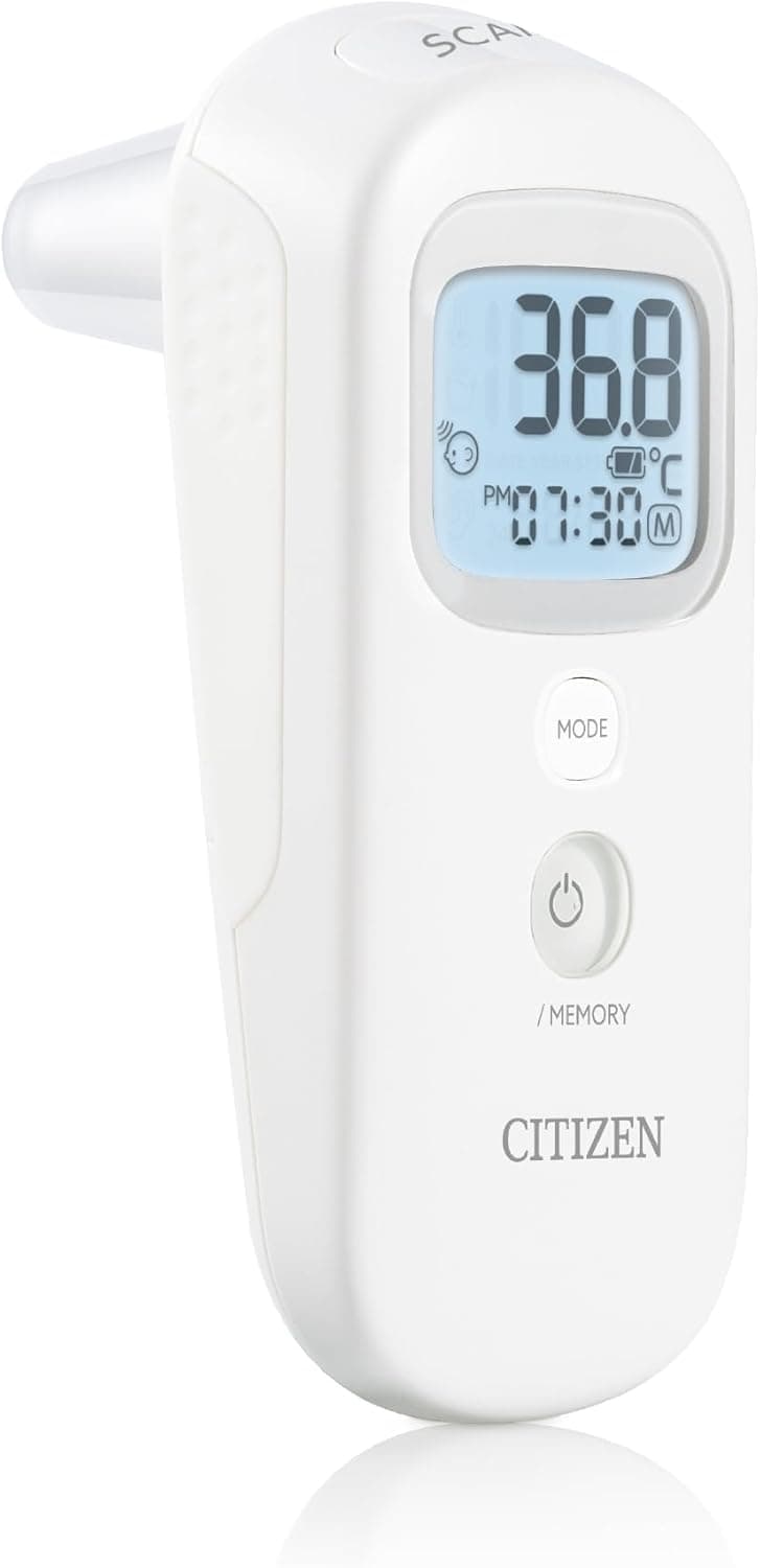 Citizen CITIZEN CTD711 Digital Forehead and Ear Thermometer for Adults, Kids and Babies 4 Modes Ear Forehead and Surface Temperatures Very Fast Measurement - Just 1 Second