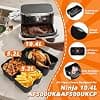 29Pcs Accessoire Air Fryer pour Ninja Foodi Flex 10,4 L AF500EU COSORI 10L, Moule Silicone Air Fryer pour Ninja AF500EUCP, Accessoires Air Fryer Ninja 10.4L, Plat pour Ninja Max AF500EU - Image 5