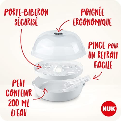 NUK Micro Express Plus Microwave Steam Baby Bottle Steriliser - Image 6