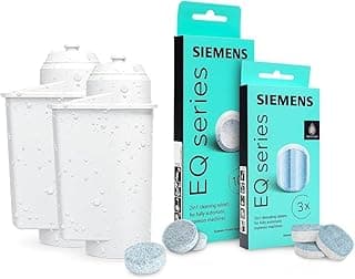 Maintenance Kit for Siemens EQ Series Coffee Machines, Cleaning Tablets (10 Pieces), 2 in 1 Descaling (3 Pieces) and 2 AquaIntense Filters, Compatible with Siemens Bosch TZ70003 TZ80001 TZ80002