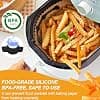 Air Fryer Magnet, 5 Pcs Silicone Airfryer Magnet 17.5cm, Heat Resistant Air Fryer Magnetic Fastener, Solidly Fixed, Air Fryer Accessories Compatible with Ninja, Cosori, Philips - Image 6