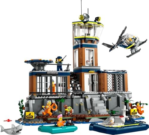 Lego City Kit 60419 Police Station on Prison Island and Police Offroad Buggy 30664 - Image 5