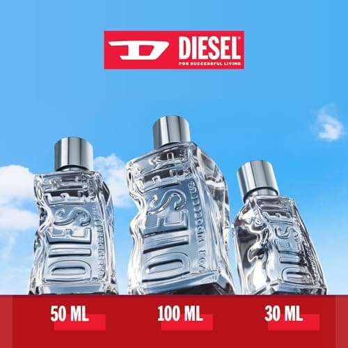 Diesel D By Diesel Eau de Toilette Spray for Men, Refillable Bottle, Fresh & Energizing Fragrance, 50 ml - Image 7