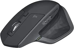 Logitech MX Master 2S Wireless Bluetooth Edition Mouse, Multi-Surface, Ultra-Fast Scrolling, Ergonomic, Rechargeable, Connects to Up to 3 Mac/PC Computers - Graphite