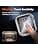 TOCOL 2-Piece Case for Apple Watch Series 11/10 42 mm, Built-in Tempered Glass Screen Protector Full Coverage, Sensitive Touch, Anti-Bubble, Shockproof, Clear/Black - Image 5