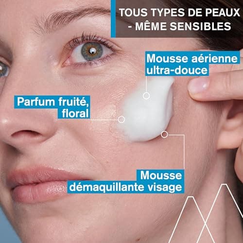 Uriage Edelweiss Organic Cleansing Water Foam - Ultra-Soft, Cleansing & Make-up Remover - Perfectly Removes Makeup, Leaves Skin Soft - Floral - Soap Free - Physiological pH - 150 ml - Image 3
