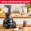 Moulinex Multifunction food processor, 1000 W, 28 functions, 3 L bowl, 2 L blender, Chopper, Discs for grating and mincing, Titanium stainless steel blades, Food processor, DoubleForce FP821811 - Image 3