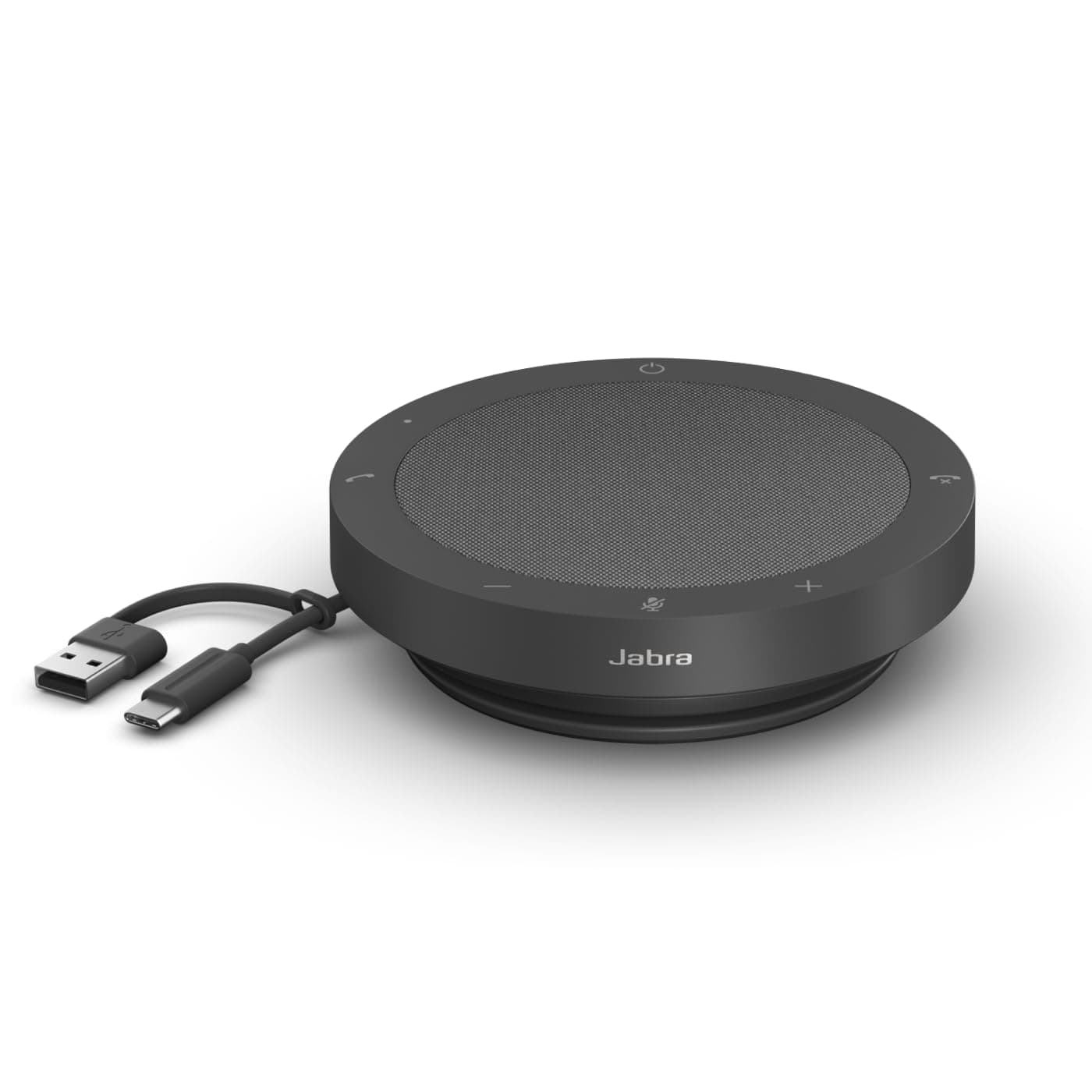 Jabra Speak2 40 - Wireless Speakerphone with 4 Noise Cancelling Microphones, 50mm Speaker, Wide Band Sound, USB A and USB C Connection - MS Teams Certified - Dark Grey - Image 9