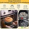 Hot Air Fryer Accessories Accessories for Russell Hobbs 4L 4.3L 5.5L Philips Airfryer 2000 Series NA220 NA229 4.2L HD9270 6.2L with Silicone Mold Baking Paper Baking Mould - Image 8