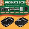 2 x Silicone Air Fryer Moulds, Foldable Flat for Accessories Aifryer Ninja Foodi Max Dual Zone 9.5L AF400EUCP AF400EU Ninja 9.5L Double Stack XL SL400EUCP SL400EU AF500EUCP 10.4L Basket - Image 3