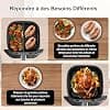 Air Fryer Silicone Mould for Ninja AF140EU 4.7L Pro Deep Fryer, 5 Pieces Reusable Square Fryer Mould for Ninja AF180EU 6.2L Silicone Liners for Foodi Max 2 Compartments - Image 4