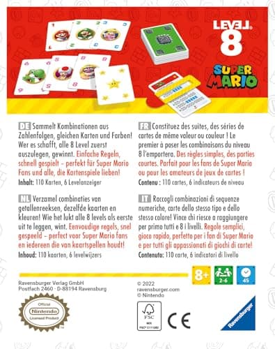 Ravensburger - Level 8 - Super Mario - Card Game - Family Board Game - Combination Games - From 2 to 6 Players from 8 Years - Mixed - 26070 - (Multilingual - French Included) - Image 3