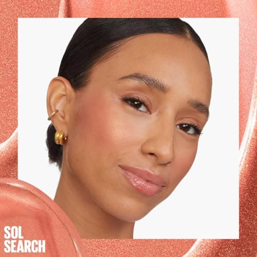 Maybelline New York - Multi-purpose Illuminating Liquid Blush - Blush, Highlighter and Bronzer - Good Mine - Tan Skin Tone - Glowy Makeup - SUNKISSER - Tint: Sol Search - 5 ml - Image 7