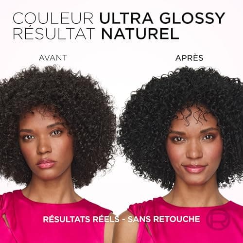 L'ORÉAL PARIS - Semi-Permanent Hair Colour Tone on Tone - Gloss Care Colour - Ammonia Free - Casting Cream Gloss - Shade: Ebony Black (200) - Image 8